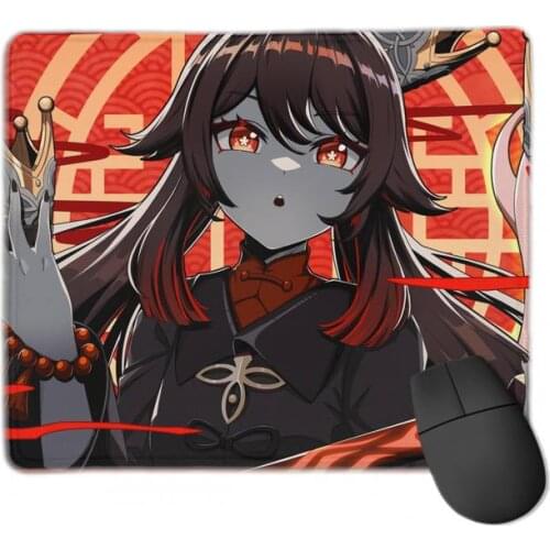 Genshin Impact Anime Mouse Mat Mouse Pad Small Size Game Mousepad Gaming Keyboard Natural Rubber Office Decoration desk pad