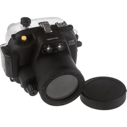 Mekon 40 meters 130ft Waterproof Housing Diving Camera Case Underwater for Canon 550D fit 18-55mm lens