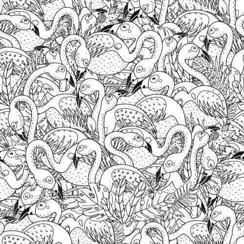 Cartoon Flamingo Clear Stamps For DIY Scrapbooking Card Making Silicone Stamps Fun Decoration Supplies