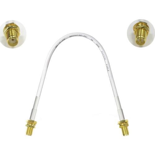 Brand New 1PC SMA female nut to PR-SMA female nut pigtail cable adapter plug 15/30/50/100cm low loss high quality