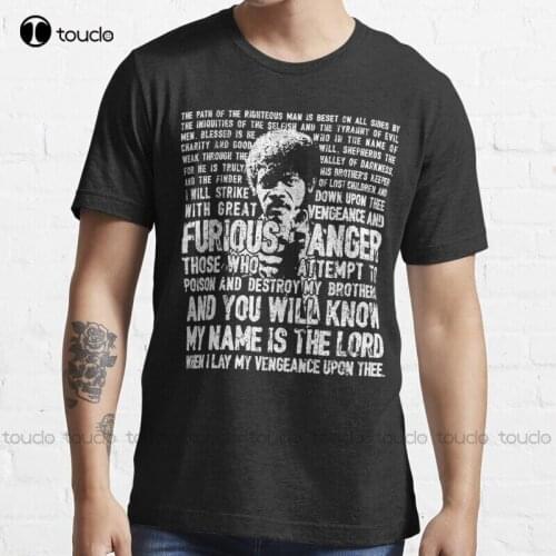 New Ezekiel 25:17 - Jules Winnfield T-Shirt Tshirts Shirts For Men s-5xl t-shirts for women graphic tees Unisex