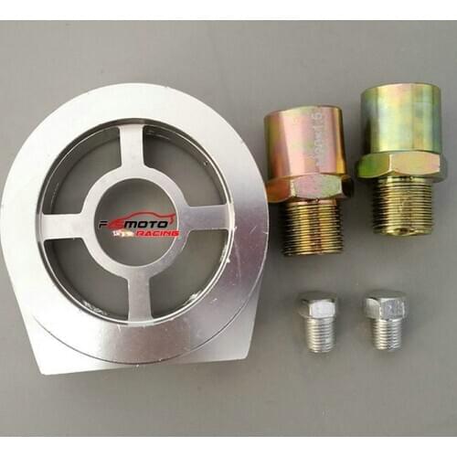 Aluminum Oil Filter Sandwich Plate Cooler Adapter Adaptor Turbo