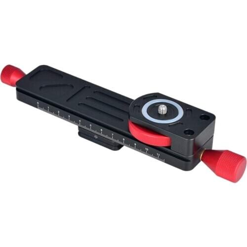 NEW-All Metal Wormdrive Macro Rail Fine Focus Focusing Arca / Rrs Lever Clamp Compatible