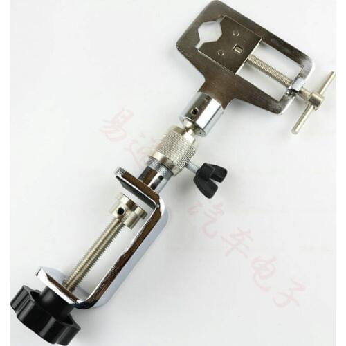Original HUK 360 Degree Adjustable Metal Alloy Adjustable Locksmith Tools Softcover Type Key Practice Lock Vise Clamps