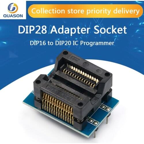 SOP28 to DIP28 Adapter Socket Wide 300mil IC SOIC28 to DIP28 SOP16 to DIP16 SOP20 to DIP20 IC programmer socket adapter
