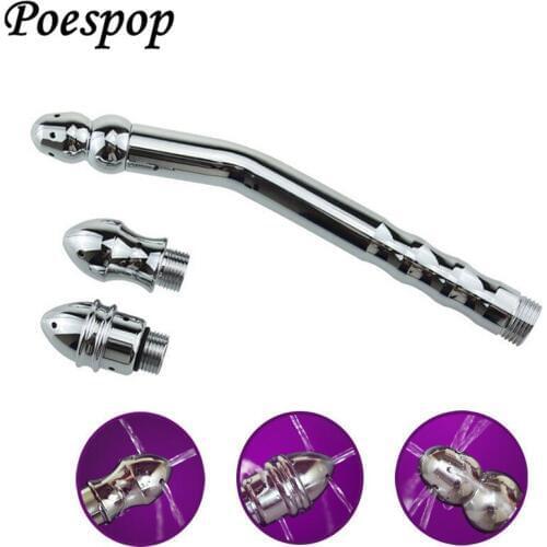 POSEPOP 3 Head Anal Hygienic Shower Health Enema Anal Cleaning Bathroom Suite Toilet Female Faucet Nozzle Sex Toilet Bidet