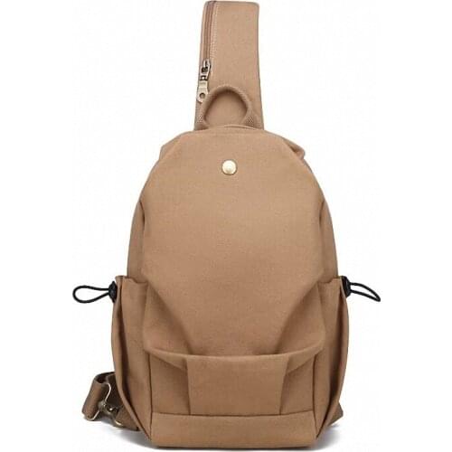 Casual Men Chest Pack Canvas Crossbody Bags for Men Shoulder Handbag Fashion Travel Cross Body Bag Male Chest bags