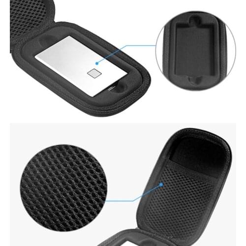 Shockproof Carrying Case + Silicone Cover Combo for Sam sung T7 Touch SSD 500GB 1TB 2TB External Solid State Drives C5AE