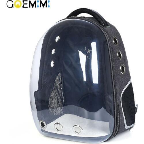 2018 New Pet Dog backpack Transparent Breathable Puppy Cat Bag Top Quality Fashion Dog Outdoor Carrier Bag Pet Products