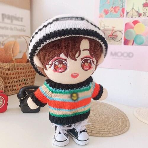 Hat sweater 20cm suit 20cm exo baby clothes star doll clothes Doll accessories