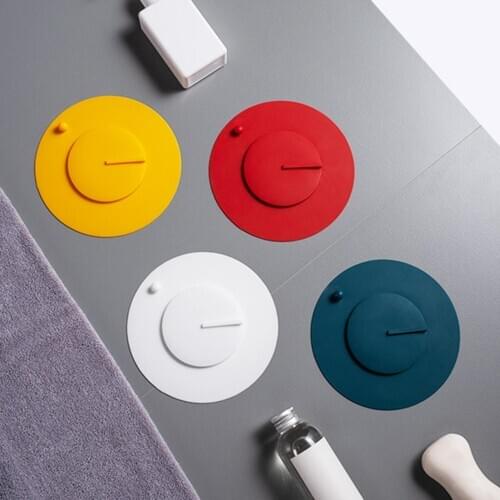 Kitchen Bathroom Silicone Anti-odor Anti-clog Light Luxury Sink Drainer Cover Drains