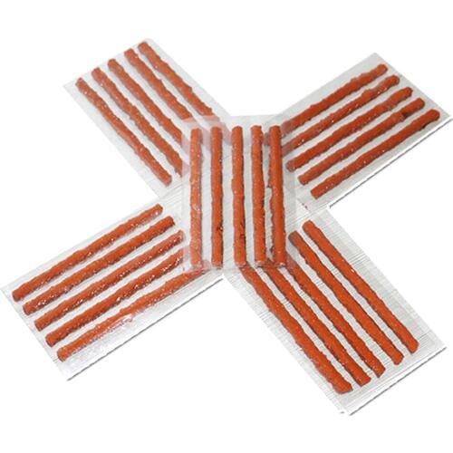 50Pcs 100mmx3.5mm Car Bicycle Tyre Tubeless Seal Strip Puncture Repair Recovery Tool for Mountain/Road bikes