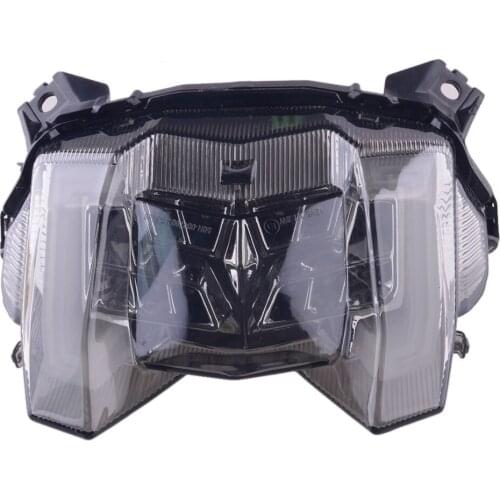 Motorcycle 12V Smoke Tail Light Rear Brake Stop LED Lamp Integrated Turn Signal Fit For Yamaha MT09 FZ09 2017 2018 2019 2020