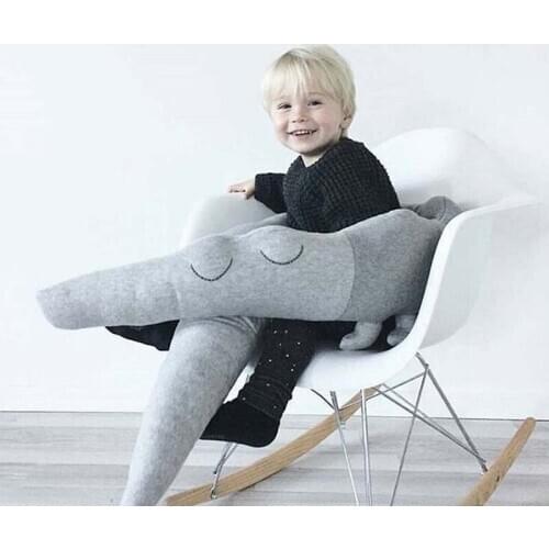 Baby Bed Protector Pure Cotton Bumper 185cm Crocodile Cushion Nursery Bedding Newborn Cartoon Sleeping Toy Infant Room Decor