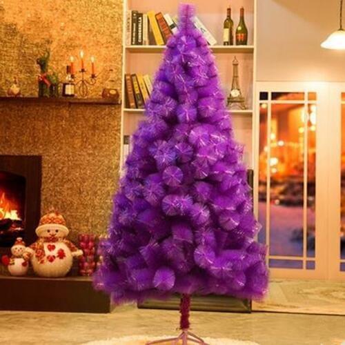 1.5M / 1.8M Purple Full Pine Needle Plus Christmas Tree Christmas Hotel Home Decorative Supplies