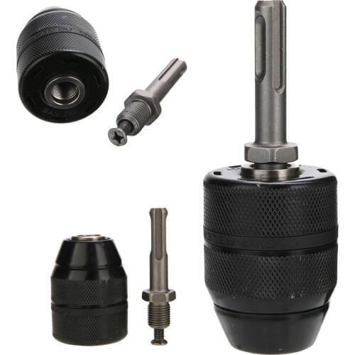 1Pc Keyless Drill Chuck SDS Chuck Adapter Heavy Duty 13mm 1/2-20UNF Keyless Drill Chuck With SDS Adaptor Hand Tool