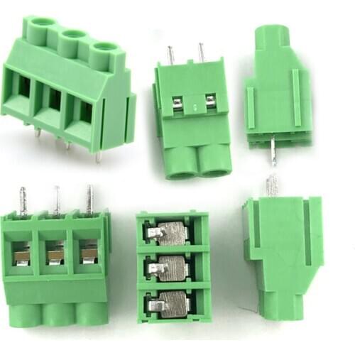 10pcs KF635-6.35MM KF7620-7.62MM KF950-9.5MM 2P 3P Screw type PCB terminal block line 30A can be spliced