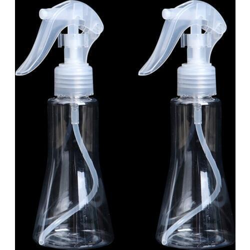 2Pcs 150ML Portable Plastic Spray Bottle Transparent Fine Mist Sprayer Bottles