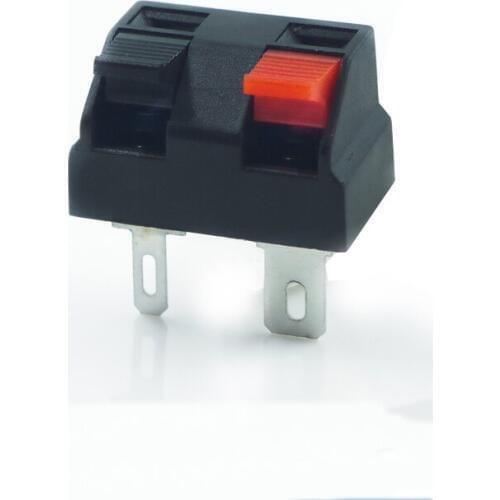 2-digit audio quick wiring aging test clip square outer terminal block 6pcs