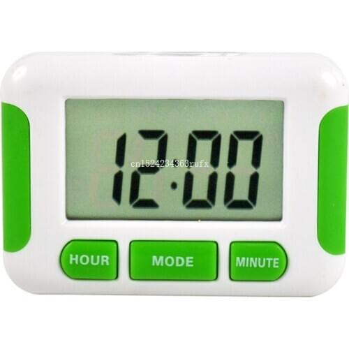 200 pcs Alarm Clock 5 Groups Noisy Bell 12/24 Hours Countdown Timer for Multi Kitchen Home House Lab