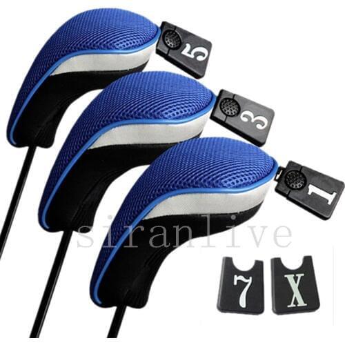 3Pcs/Set Club Heads Cover Soft Wood Golf Club Driver Headcovers Professinal Golf Head Covers Protect Set 5 Colors