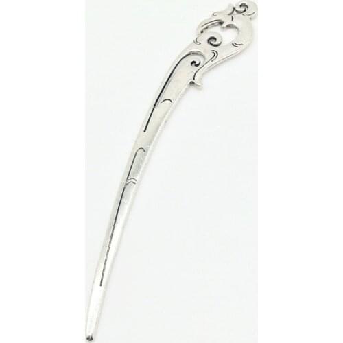 3 pcs Vintage Bookmark charms Hairpin Pendants fit DIY necklace earring bracelet charms Jewelry Making