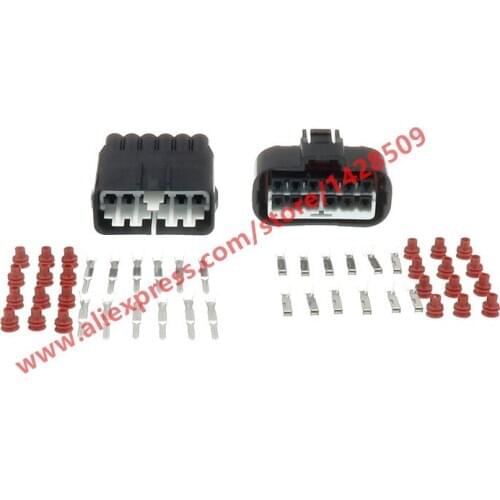 5 Sets 12 Pin Female Male Automotive Waterproof Connector Auto Plug For Cars MG651343 MG 651343 MG641340 MG 641340