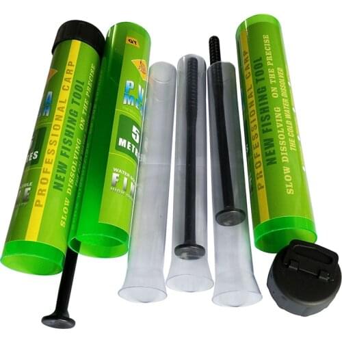 5M Water Dissolving PVA Narrow Mesh Tube Net Carp Fishing Feeder Lures Refill Plunger Bar Tackle Carp Fishing Feeder 2021 Drop