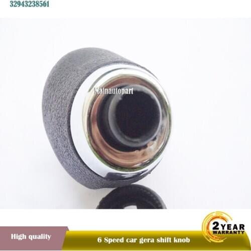 6 Speed Car Gear Shift Knob With Black Cap For Ford Focus MK2 MK3 Fiesta 2008-2013 C-Max 2007-2013 B-Max 2012- Kuga 2008-2013