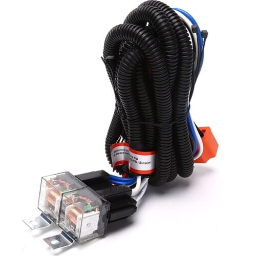 H4 Headlamp 7-inch Relay Radiator Relay 2 On-board Socket Plug, Used For Obd2 On-board Headlamp Accessories