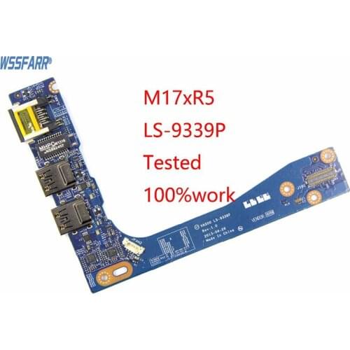 FOR Dell Alienware 17 M17x R5 Series LAN Port Board USB Board LS-9339P WH486