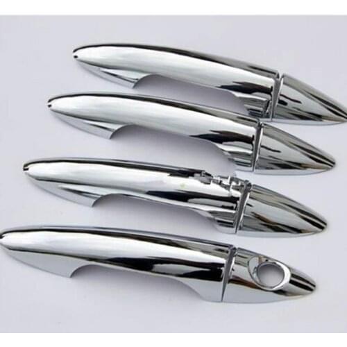 Chrome Door Handle Cover Trim For Hyundai Solaris Verna i25 Accent Grand Avega 2011 2012 2013 2014 2015 2016 Car styling