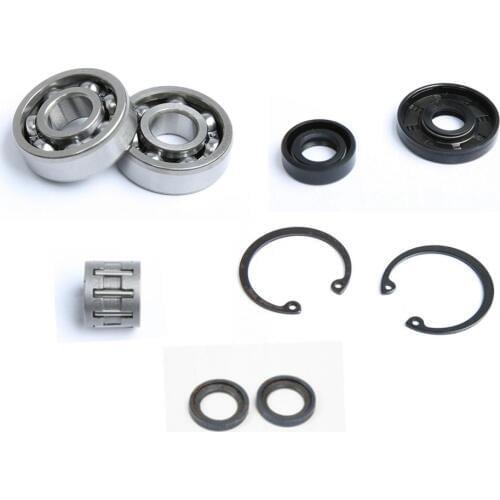 Crankcase bearing Needle roller bearing Crankshaft oil seal Box circlip Reducer pad for ROVAN 29CC 32CC 36CC 45CC 2-stroke engin