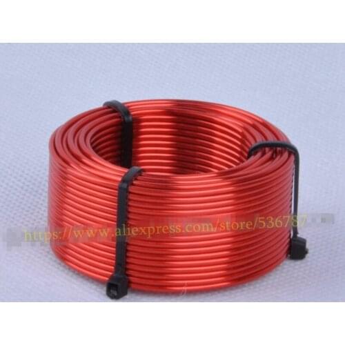 2pcs high purity 1.0mm oxygen free copper wire, 1.0mH hollow frameless inductors for speakers frequency dividers copper coils