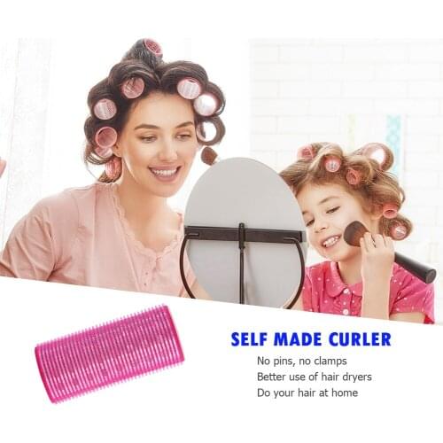 Soft Plastic Salon Hair Styling Tool DIY Hairdressing Rollers Curling Device Curlers Hair Design Sticky Cling Style