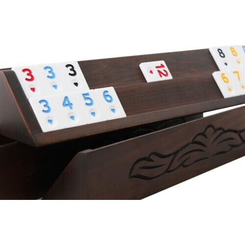 Personalized Joker play set Rummikub board game Okey tile holders travel remi game special Okey tiles game