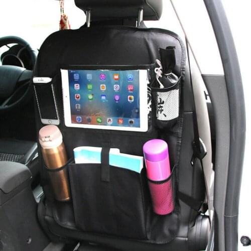 Car Back Seat Organizer Car Storage Organizer Multi-Pocket Storage Bag Tablet Holder Car Accessories Stowing Tidying