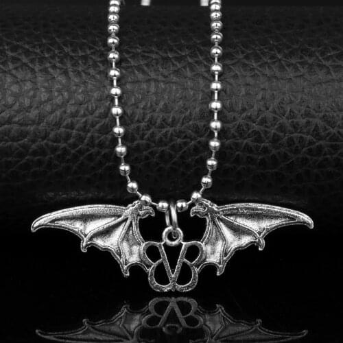 Gothic Black-Veil Brides Necklace Black-Veil Brides Music Band Bvb Logo Jewelry Steampunk Merch Women Men Gift