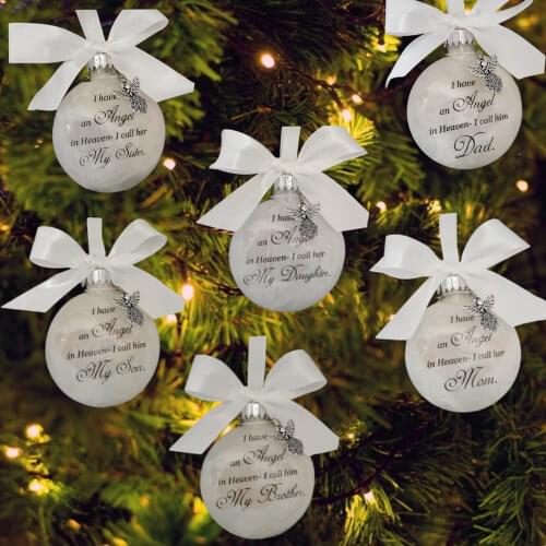2020 Commemorative Decorations Angels In Heaven Decor Memorial Fashionable Father Memorial Christmas Ornament