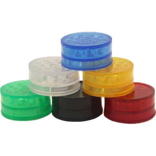 3 Layer Plastic Tobacco Grinder Tobacco Spice Crusher Cigarette Herb Grinder DIY Herb Mills Crusher Smoking Accessories
