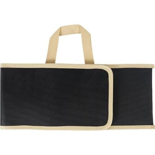 Outdoor Camping Tent Peg Bag With Magic Tape Oxford Waterproof Tote Tent Pegs And Hammer Camping Tool