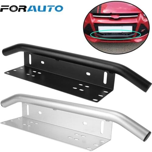 Universal Front Bumper License Plate Aluminum Off Road LED Light Bar Frame Holder Log Light Mount Bracket SUV Lamp Holder