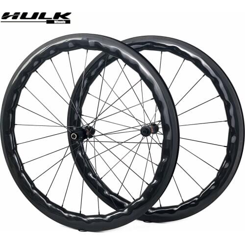 HULKWHEELS BWS Road Carbon Wheelset 50mm Depth 27mm Width Bicycle Wheels DT SWISS 240s Ratchet EXP System 20-24H Bike Cycling