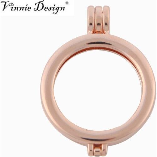 Vinnie Design Jewelry My Coin Holder Pendant without Glass Cover fit 33MM Coins DIY Jewelry