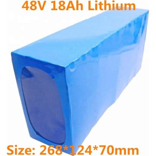 High quality 48v 18ah lithium battery pack with BMS and charger customized 18650 battery pack for ebike vacuum cleaner Drill