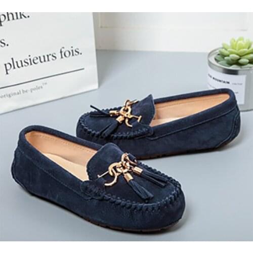 2021 New Arrival Casual Womens Shoes Genuine Leather Women Loafers Moccasins Fashion Slip On Women Flats Shoes