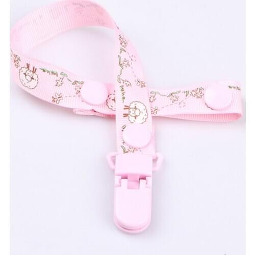 1PCs Baby Used Nipple Baby Pacifier Clip Chain Infant Boys Girls Cute Cartoon Letters Toys Pacifier Chain Holder Baby Feeding