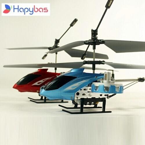 4 CH infrared metal Side fly F103 updated version F103b gyro RC Mini Helicopter Red and Blue