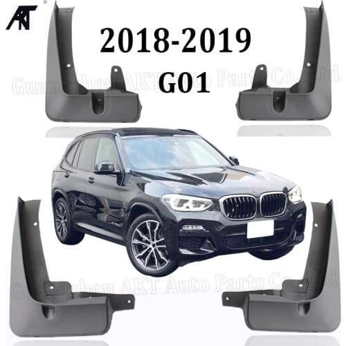 4x Mud Flap For BMW X3 M G01 2018 2019 Front Rear Molded Car Mud Flaps Mudflaps Splash Guards Mudguards Fender