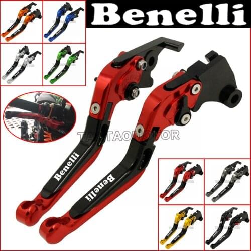 CNC Adjustable Foldable Extendable Motorbike Brakes Clutch Levers For Benelli BJ600GS BN600I BJ300GS BN300 Stels600 RK6/BN